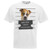 Adults Dog Mugshot American Johnsons Bulldog Criminal Canine Unisex White T-Shirt