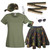 Adults Womens Camouflage Army Military Soldier Hen Party Fancy Dress Costume