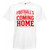 Adults Footballs Coming Home Pistol Font England Supporter Unisex T-Shirt
