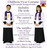 Childs Dibley Vicar Excorcist Priest Gospel Singer Religious Fancy Dress Costume [Age 8-12 Years]