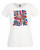 Womens God Save the People Punk Anarchy Pistols Union Jack White Lady Fit T-Shirt