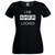 Womens I am SHER Locked Funny Caps Lock Detective Quote Black Lady Fit T-Shirt