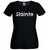Womens Sláinte Cheers Good Health Irish Scottish Gaelic Black Lady Fit T-Shirt