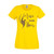Womens Love Is In The Hair Glamorous Style Hair & Beauty Yellow Lady Fit T-Shirt