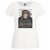 Womens New York Convict Bad Chimp Monkey Mug Shot White Lady Fit T-Shirt