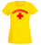 Womens Life Guard Lady Fit T-Shirt Shorts Float & Whistle Beach Fancy Dress Costume