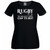 Womens Greatest Show On Turf Rugby Scrum Sports Supporter Black Lady Fit T-Shirt
