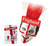 Adults England Wig on Headband & Face Paint Kit St Georges Day Supporters Fancy Dress