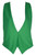 Adults S-M Blue, Green or Red Backless Waistcoat Fancy Dress Costume Accessory