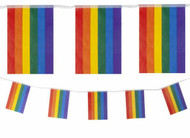 7 Metre Rainbow Pride LGBT Stay Safe NHS Support Fancy Dress Bunting Flag