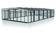 Telescopic Retractable Swimming Pool Enclosures