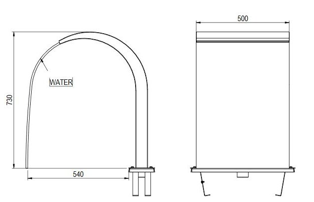 Astral One Water Curtain Ornamental Features