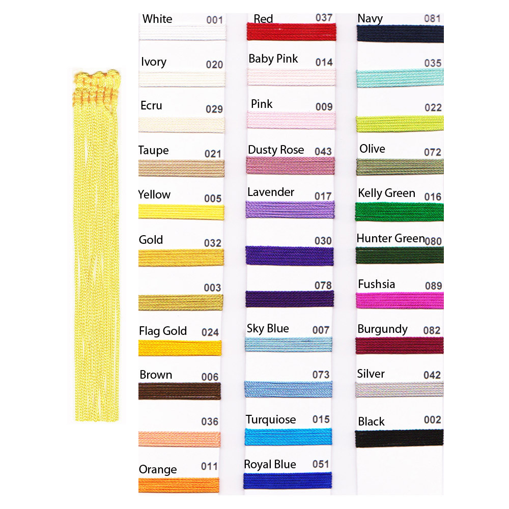 Rayon Chainette fringe