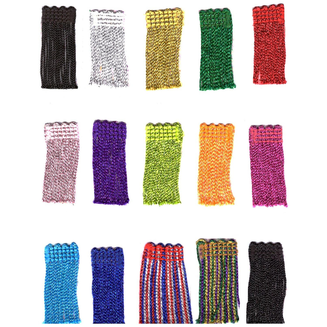 Metallic Chainette Fringe