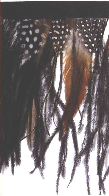 decorative feather fringe trim for costumes