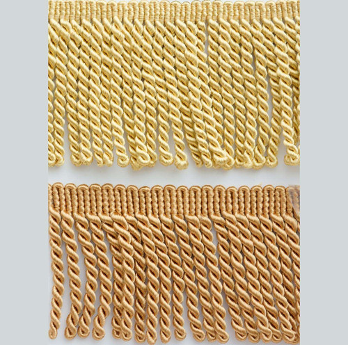 decorative 4 inch bullion fringe for upholstery
