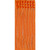 Chainette fringe orange