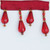 acrylic beaded fringe trim by the yard 1 inch