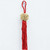 red 4 Inch Tassel with Metallic Gold Head
