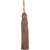 A&S 10 inch Metallic Copper Tassel, copper home decor accessories, in warm metallic copper color.