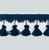 Tassel Fringe navy blue