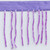 Bugle seed Glass Bead Fringe lavender