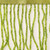 Bugle seed Glass Bead Fringe green