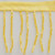 Bugle seed Glass Bead Fringe yellow