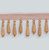 Wood Beaded Fringe beige