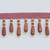 Wood Beaded Fringe brown