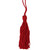mini rayon tassel red