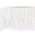 white Ostrich Fringe feather fringe white