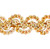 Sequin trim gold