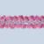red Sequin trim lace