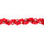 Sequin trim RED