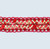 Sequin trim RED