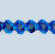 blue sequin trim