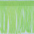 4 Inch Poly Chainette Fringe lime
