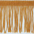 4 Inch Poly Chainette Fringe gold
