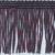 4 Inch Poly Chainette Fringe brown