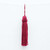4 1/2-inch-long chainette Tassel with 2-inch loop burgundy