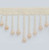 Glass Beaded Fringe ivory