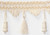 Tassel Fringe white ivory