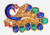 Bullion Wire Applique-204 peacock