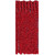metallic chainette fringe red