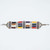 4 row line Buffalo Bone multi color tire beaded Native American bracelet anklet