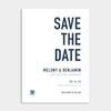 Modern and Bold Save the Date