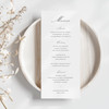 Simply Elegant Menu