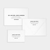 Editorial Monogram Invitation Sample