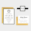 Opulent Monogram Invitation Sample